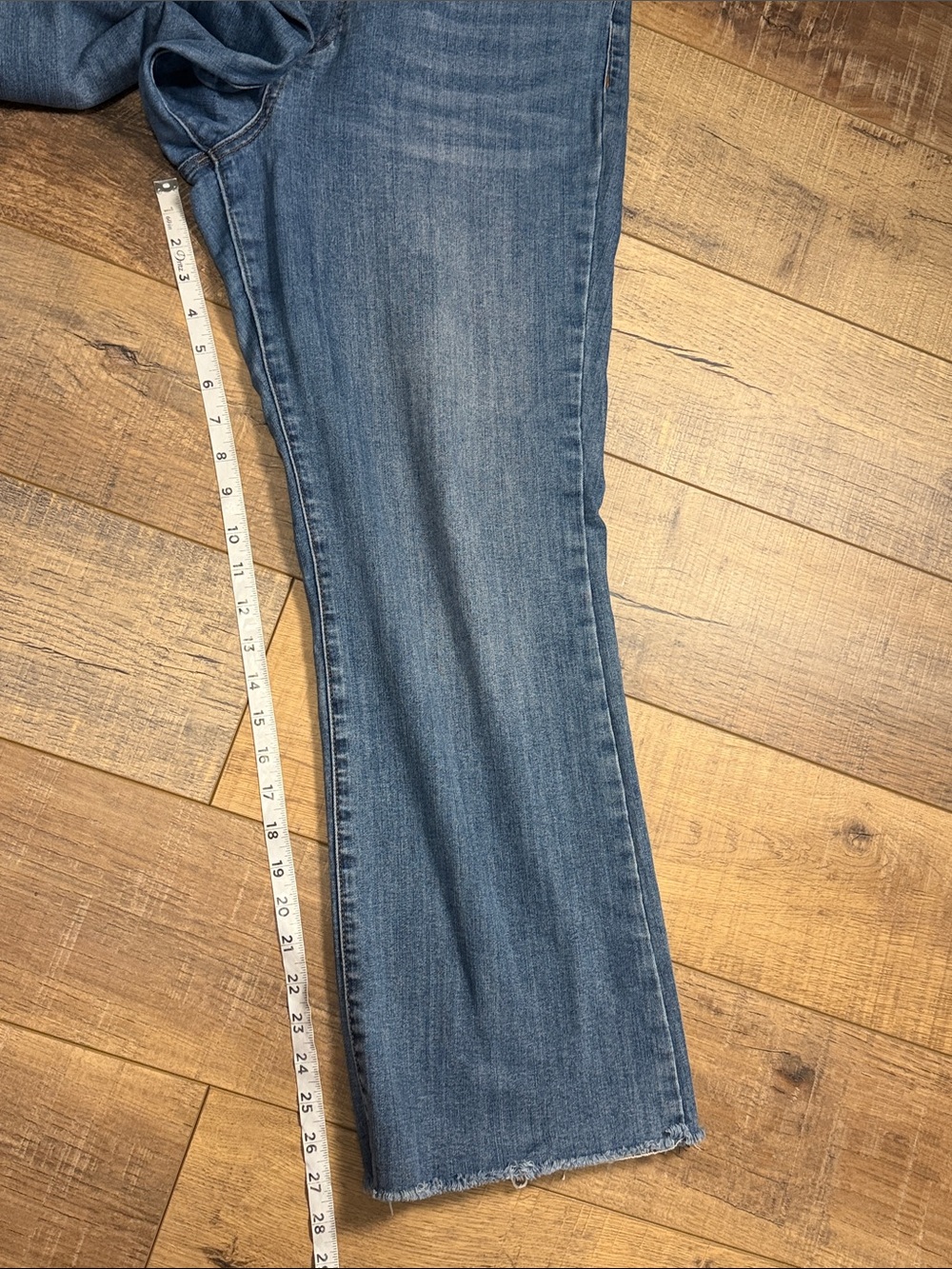 KUT from the Kloth Meg Raw Hem High Waist Wide Leg Jeans Size 16 - Picture 9 of 10